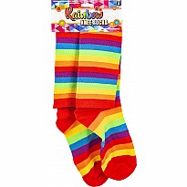 18.5" Rainbow Knee High Socks