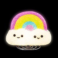 9" Sparkle Rainbow Cloud Lamp