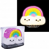 9" Sparkle Rainbow Cloud Lamp