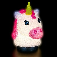 8.5" Sparkle Unicorn Lamp