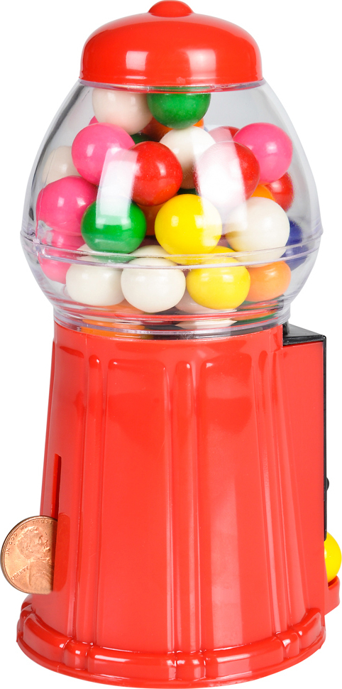 6.5" Bubble Gum Machine