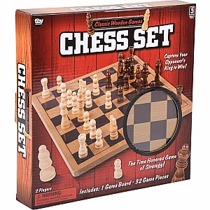10" Wooden Chess Set