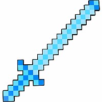 18" Pixel Foam Sword