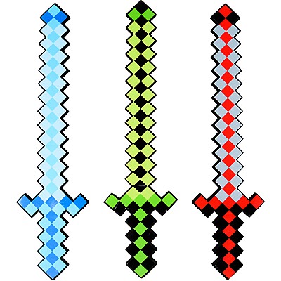 18" Pixel Foam Sword