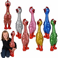 24" Giant Sparkle Rubber Chicken