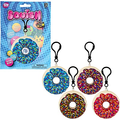 2.75" Squish Donut Backpackclip