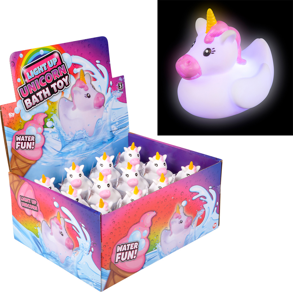 Light up unicorn bath toy Clearance