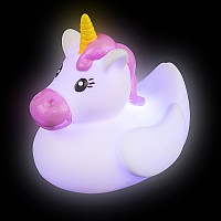 2.5" Light-Up Unicorn Bath Toy