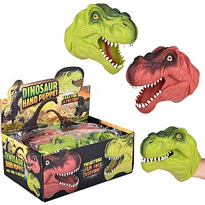 Stretchy Dinosaur Hand Puppet 6"