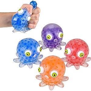 Pop Eye Squeeze Beads Octopus 3.5" (assortment - sold individually)