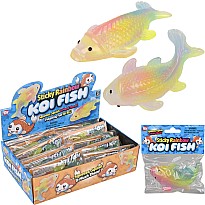4.5" Sticky Rainbow Koi Fish 12ct