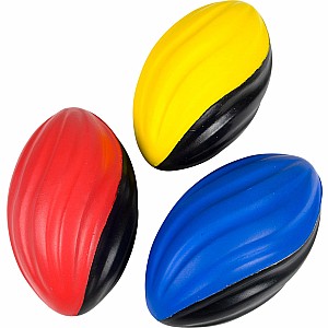 5" Two-tone Spiral Football