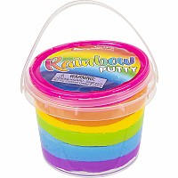 4" Rainbow Bouncing Putty