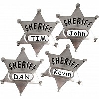 Metal Sheriff Badge