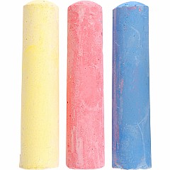 3pc Jumbo Sidewalk Chalk 4"