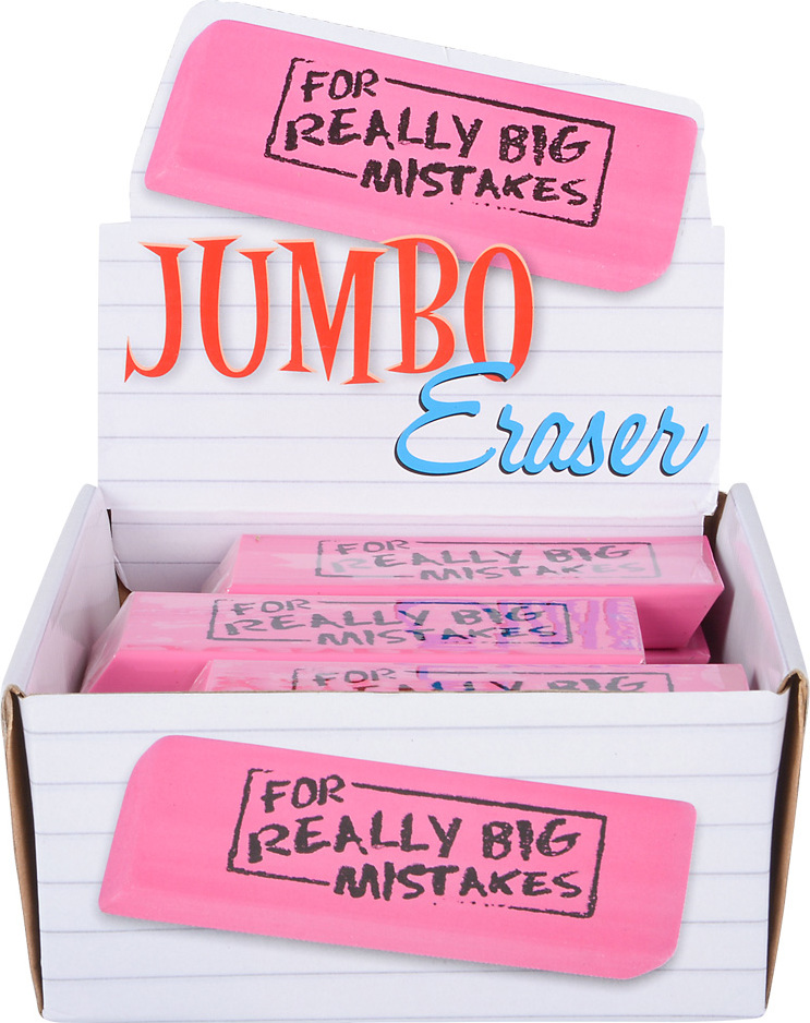 Jumbo Big Mistake Wedge Eraser Toys Unique