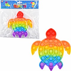 Rainbow Turtle Bubble Poppers 5.5"