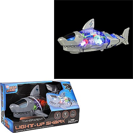 12" Light-Up Gear Shark
