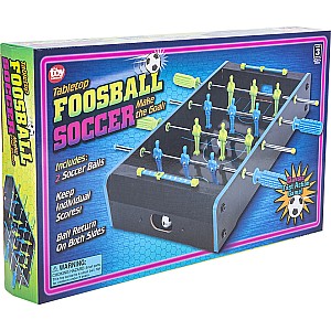 Neon Wooden Tabletop Foosball Game 20"x12.25"