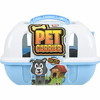 8" Mini Pet Carrier With Husky