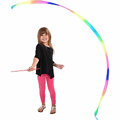 11.75" Rainbow Ribbon Wand