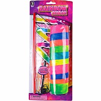 11.75" Rainbow Ribbon Wand