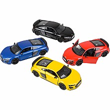 5" Die-cast Pull Back 2020 Audi R8 Coupe