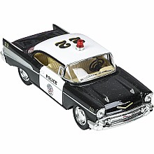 5" Die-cast 1957 Chevrolet Bel Air Police Car