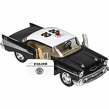 5" Die-cast 1957 Chevrolet Bel Air Police Car