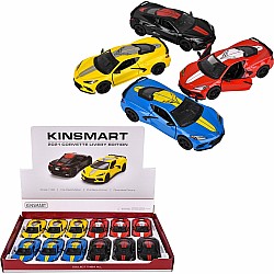 5" Diecast Pull Back 2021 Corvette Livery Edition