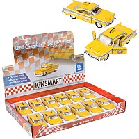 5" Die-cast Pull Back Chevrolet Bel Air Taxi