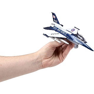 7" F-16 Die-cast Jet