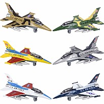 7" F-16 Die-cast Jet