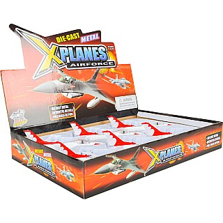 7.5" Die-cast Pullback F-16 Falcon