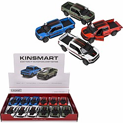 5" Diecast Pull Back 2022 Ford F-150 Raptor Livery Edition