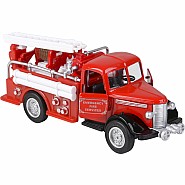 5" Die-cast Pull Back Classic Fire Truck
