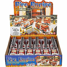 5.5" Die-cast Pull Back Fire Truck