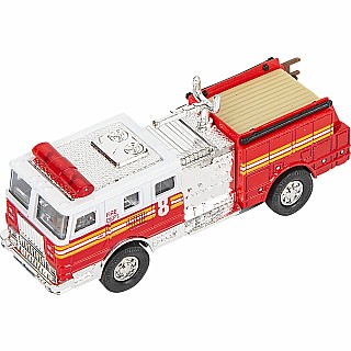 5.5" Die-cast Pull Back Fire Truck