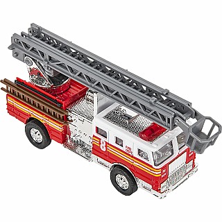 5.5" Die-cast Pull Back Fire Truck