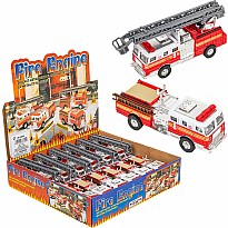 5.5" Die-cast Pull Back Fire Truck