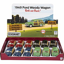 5" Die-cast 1949 Ford Woody Wagon