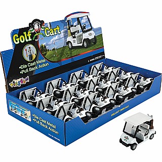 5" Die-cast Pull Back Golf Cart