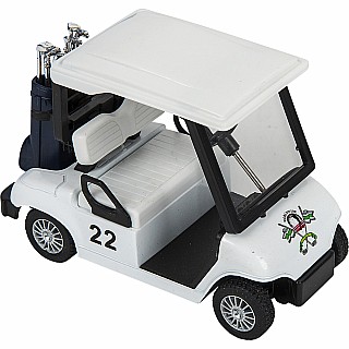 5" Die-cast Pull Back Golf Cart