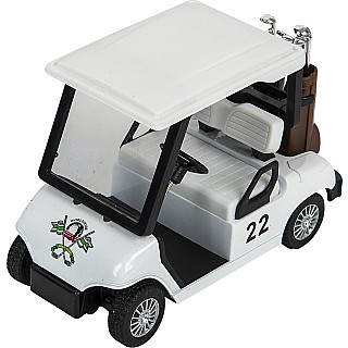 5" Die-cast Pull Back Golf Cart