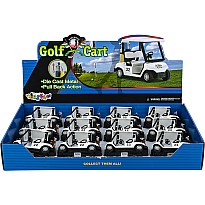 5" Die-cast Pull Back Golf Cart