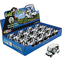 5" Die-cast Pull Back Golf Cart