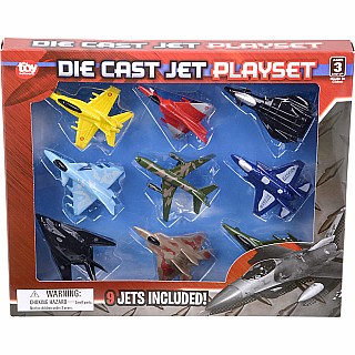 3" Die-cast Jet 9pc Set