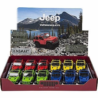 5" Die-cast 2018 Jeep Wrangler Open Top