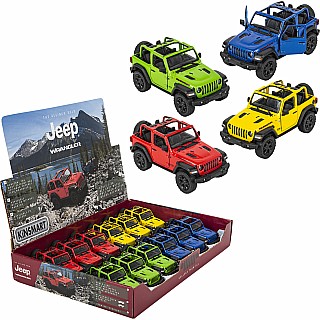 5" Die-cast 2018 Jeep Wrangler Open Top