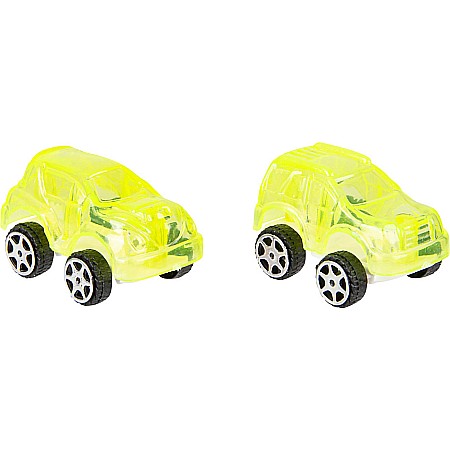 Mini Transparent Action Cars 8 Pack